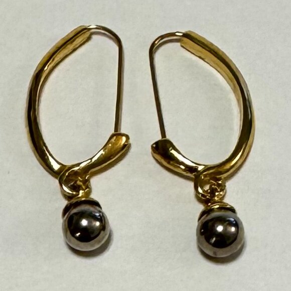 Gold & Silver Earring Bracelet Combo - Picture 2 of 4